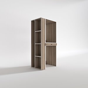Çamaşır-kurutma Makinesi Dolabı Bacce Sol Crd 187*090*60 Çekmeceli Banyo
