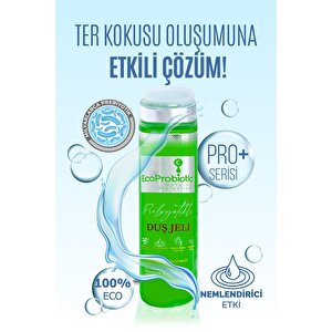 ECOPROBİOTİC Yeni Nesil Nemlendirici Ter Kokusu Önleyici Duş Jeli Arındırıcı Etki