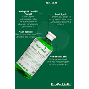 Probiyotikli Sıvı El Sabunu 1 Litre – Temiz İçerik, Çocuk Dostu, Koruyucu Bakım