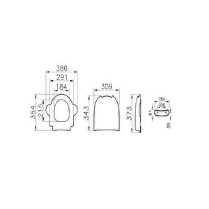 Sento Soft Çocuk Klozet Kapağı-dp-ysb 133-101-009 Yavaş Kapanır