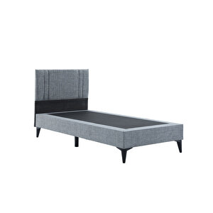 90x190 2li̇ GRİ Kapadokya Baza + Başlik Seti̇