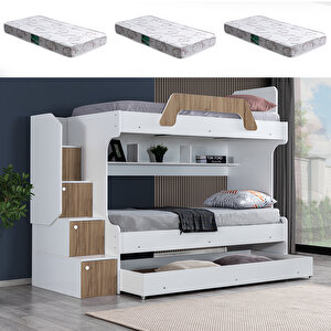 Ranza, Inci Yavrulu Ranza - Ceviz 3 Adet Comfort Yatak