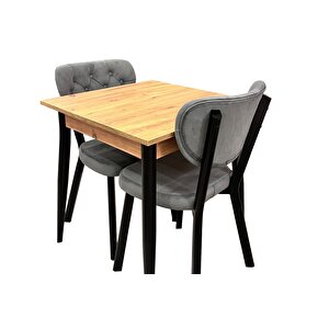 Mendel Masa Ve Ri̇vone Sandalye Takimi, Atlanti̇k Çam, 70x70