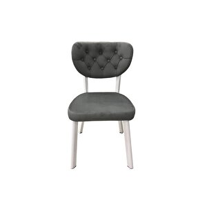 Mendel Masa Ve Ri̇vone Sandalye Takimi, Kri̇stal, 70x70