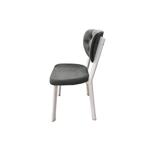 Mendel Masa Ve Ri̇vone Sandalye Takimi, Kri̇stal, 70x70