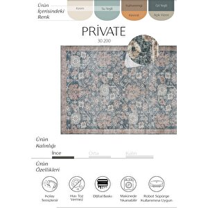 Cool Halı Private Renkli Eskitme Vintage Halı Etnik Otantik Şönil Halı Yıkanabilir Salon Halısı