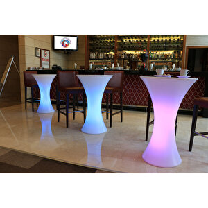 Polietilen Işıklı Dekoratif Bistro Masa
