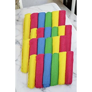 Mikrofiber Temizlik Bezi 24adet 30x30 Cm