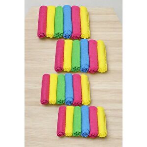 Mikrofiber Temizlik Bezi 24adet 30x30 Cm