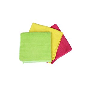 Microfiber Araç Temizleme Bezi 40x40 Cm 300 Gr/m2 (3 Adet )