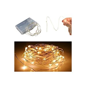 10 Metre Peri Led Ince Tel Pilli Dekoratif Led Işık
