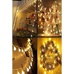 Peri Led Işık 10 Metre (sarı) Pilli Led