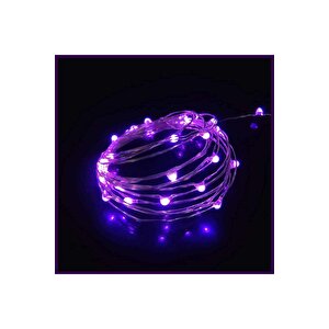 3 Adet 10 Metre 100 Ledli Mor Peri Led Yılbaşı Hediyelik