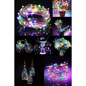 Peri Led Işık 5 Metre (rgb) Karışık Renkli Işık Pilli