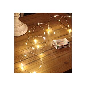 5 Metre Pilli Peri Led Tel Led Işık Dekoratif Led Aydınlatma Süs