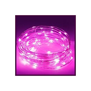 5 Mt Pembe Peri Led Pilli Yılbaşı Süsü / Hediyelik