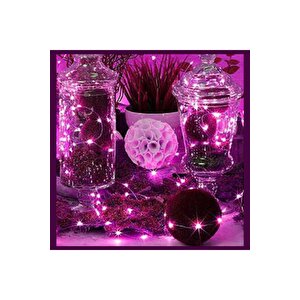 5 Mt Pembe Peri Led Pilli Yılbaşı Süsü / Hediyelik