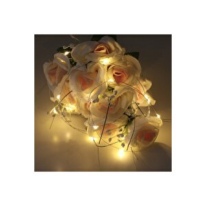 10 Metre Pilli Peri Led Tel Led Işık Dekoratif Led Aydınlatma Süs