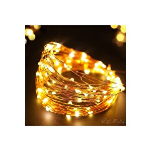 Peri Led Pilli Dekoratif Led Işık Yılbaşı Led İnce Tel 5