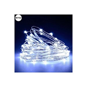 Led Pilli Dekoratif Led Işık Yılbaşı Led Ince Tel