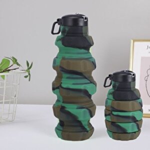 Li̇vava El Bombasi Si̇li̇kon Katlanabi̇li̇r Suluk, Yeşi̇l, 21x7 Yeşil