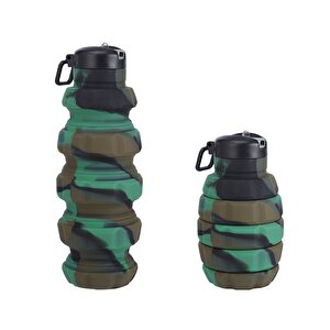 Li̇vava El Bombasi Si̇li̇kon Katlanabi̇li̇r Suluk, Yeşi̇l, 21x7 Yeşil