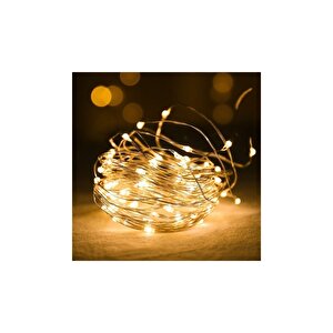 3mt Peri Günışığı 30 Led Pilli Noel Parti Yılbaşı Ağaç Dekor Aydınlatma Lamba Animasyonlu Süsleme