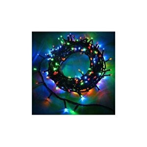 10 Metre 100 Led Yılbaşı Süslemesi Led Işık Karışık Renkli