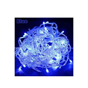 100 Led 10 Mt Yılbaşı,ağaç,parti Led Mavi Işık