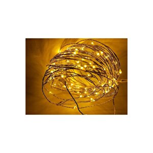 10 Metre Led Aydınlatma Telli Rustik Dekor Pilli Peri Led