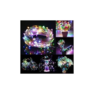 Peri Led Rgb 3 Metre Pilli Işık Ip Peri Led Yılbaşı Işık