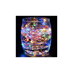 Peri Led Rgb 3 Metre Pilli Işık Ip Peri Led Yılbaşı Işık