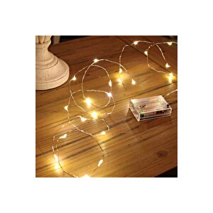 Pilli Peri Tel Led Işık Dekoratif Led Aydınlatma Süs 10 M