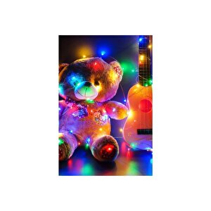 Rgb Peri Led Işık (2m) - Karışık Renk - Dekoratif - Aydınlatma 10 Ad Mandal