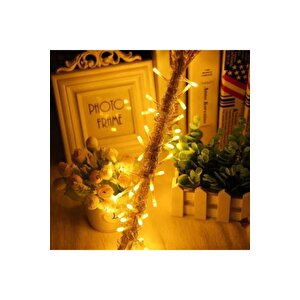 10 Metre 100 Ledli Dekoratif Günışığı Peri Led 8 Mod Yılbaşı Ağacı Süsü ( 220v )