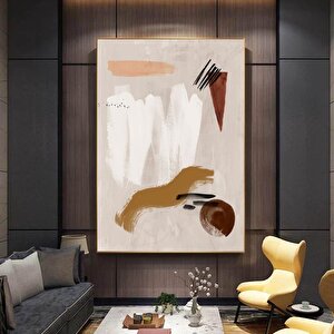 İndiska Yağlı Boya Dokulu Tablo Gold Çerçeve 90x120 cm