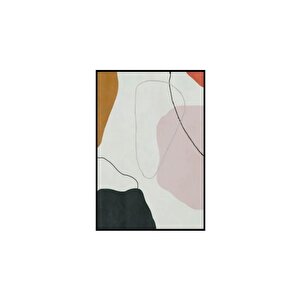 Crane İkili Set Yağlı Boya Dokulu Tablo Gümüş Çerçeve 60x90 cm