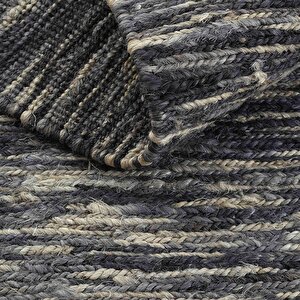 Cool Halı Wicker Lacivert Natural Jüt Halı Yolluk El Dokuma Jüt Kilim Hasır El Halısı otantik halı