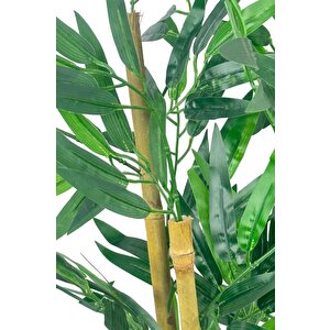 Yapay Ağaç Bambu Ağacı 3 Gövdeli 90*40cm Siyah Saksılı
