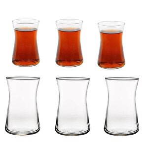 42361 Çay Bardak 12 Li Heybeli Çay Bardağı