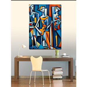 Kanvas Tablo Müzik Yapan Soyut İnsanlar 70x100 cm