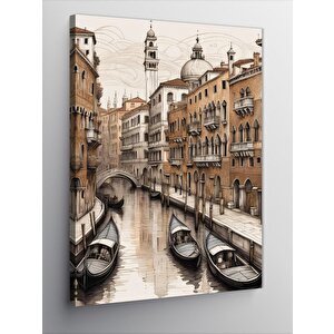 Kanvas Tablo Venedik Kanalı 70x100 cm