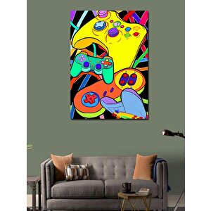 Kanvas Tablo Oyun Konsolları 70x100 cm