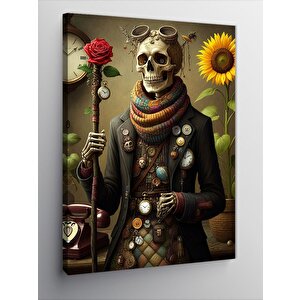 Kanvas Tablo Kahve İskeleti 50x70 cm