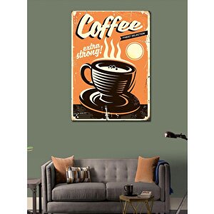 Kanvas Tablo Kahve Posteri 50x70 cm