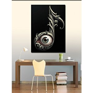 Kanvas Tablo Notaya Gizlenmiş Göz 100x140 cm