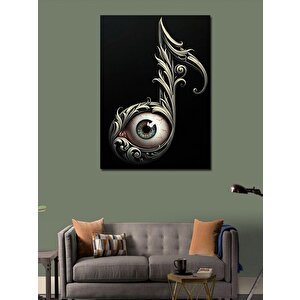 Kanvas Tablo Notaya Gizlenmiş Göz 100x140 cm