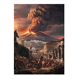 İtalya Pompeii Hediyelik Mdf Tablo 25cmx 35cm 25x35 cm