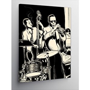 Kanvas Tablo Caz Orkestrası 100x140 cm