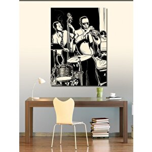 Kanvas Tablo Caz Orkestrası 100x140 cm
